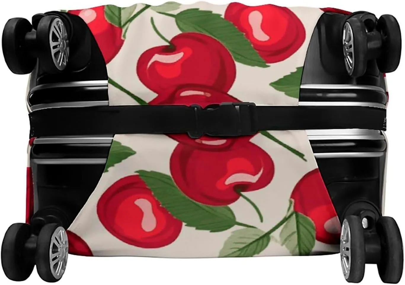 Suitcase Covers for Luggage Red Cherry Pattern Fashion Luggage Cover Washable Protector Waterproof Suitcase Cover Anti-scratch Travel Suitcases Covers Case for 19-32 Inch Luggages XL