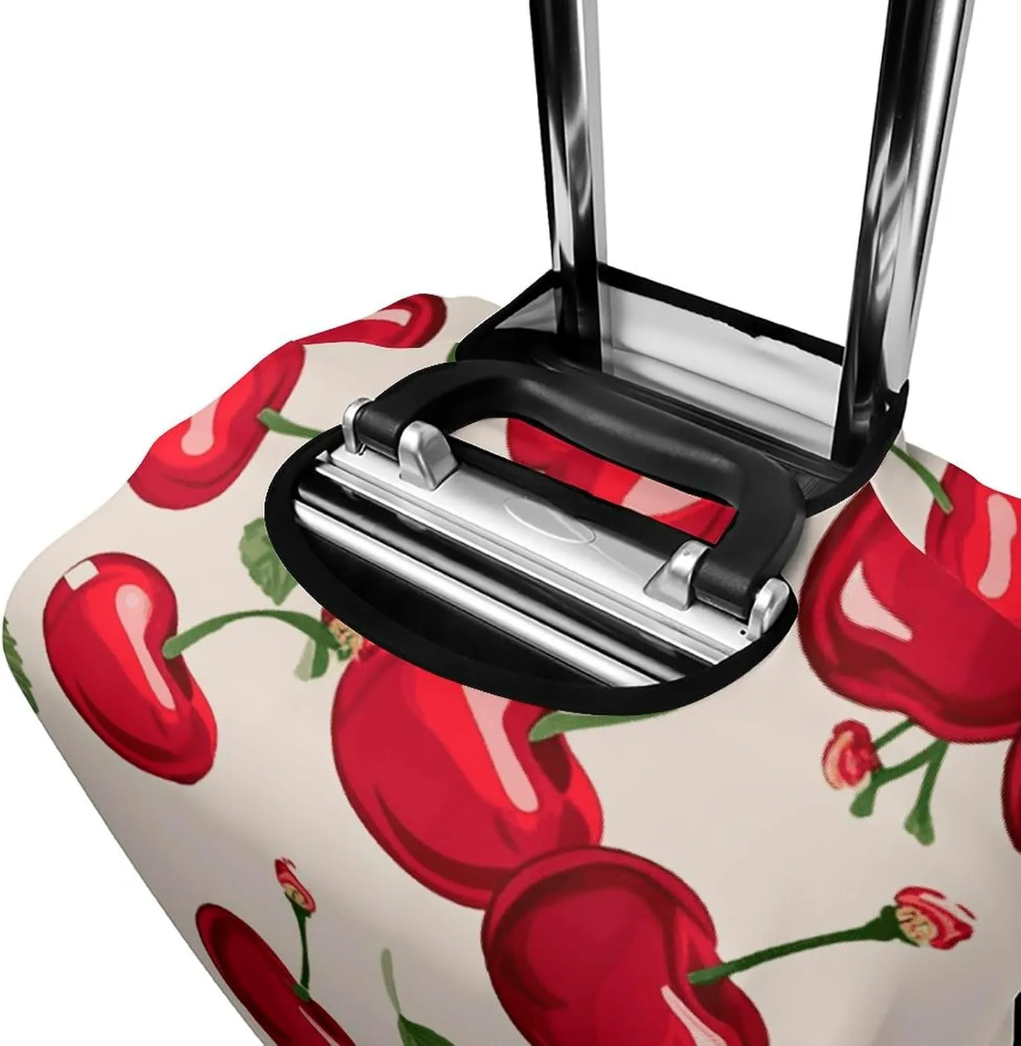 Suitcase Covers for Luggage Red Cherry Pattern Fashion Luggage Cover Washable Protector Waterproof Suitcase Cover Anti-scratch Travel Suitcases Covers Case for 19-32 Inch Luggages XL