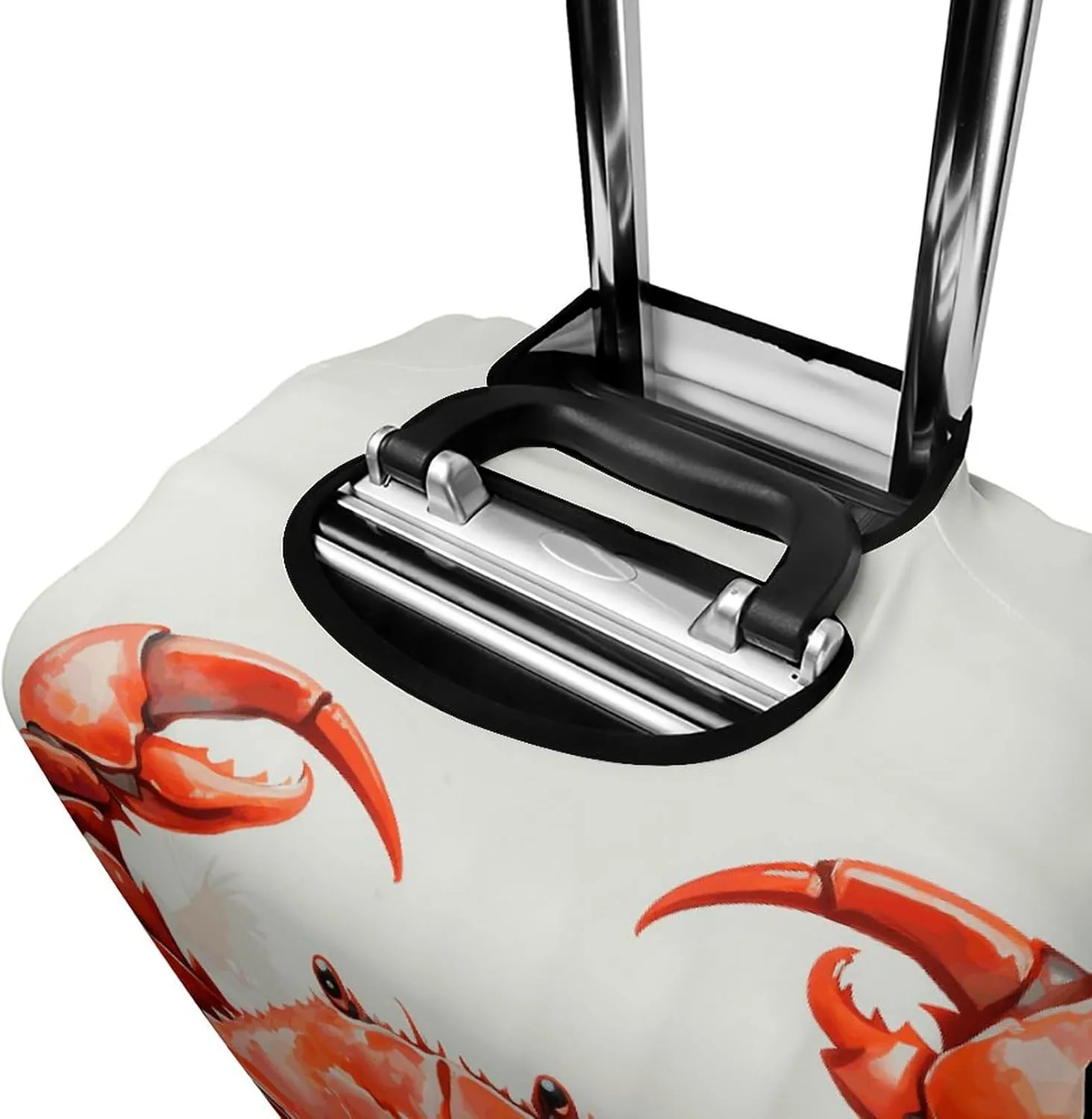 Suitcase Covers for Luggage Red Crab Sea Fashion Luggage Cover Washable Protector Waterproof Suitcase Cover Anti-scratch Travel Suitcases Covers Case for 19-32 Inch Luggages XL