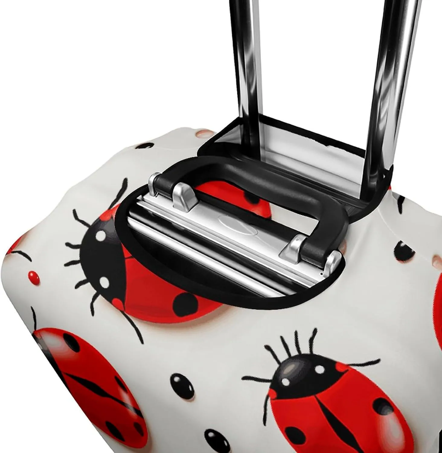 Suitcase Covers for Luggage Red Ladybug Fashion Luggage Cover Washable Protector Waterproof Suitcase Cover Anti-scratch Travel Suitcases Covers Case for 19-32 Inch Luggages M
