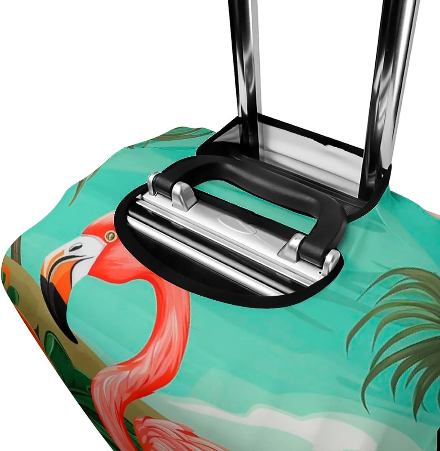 Suitcase Covers for Luggage Tropical Flamingo Fashion Luggage Cover Washable Protector Waterproof Suitcase Cover Anti-scratch Travel Suitcases Covers Case for 19-32 Inch Luggages S