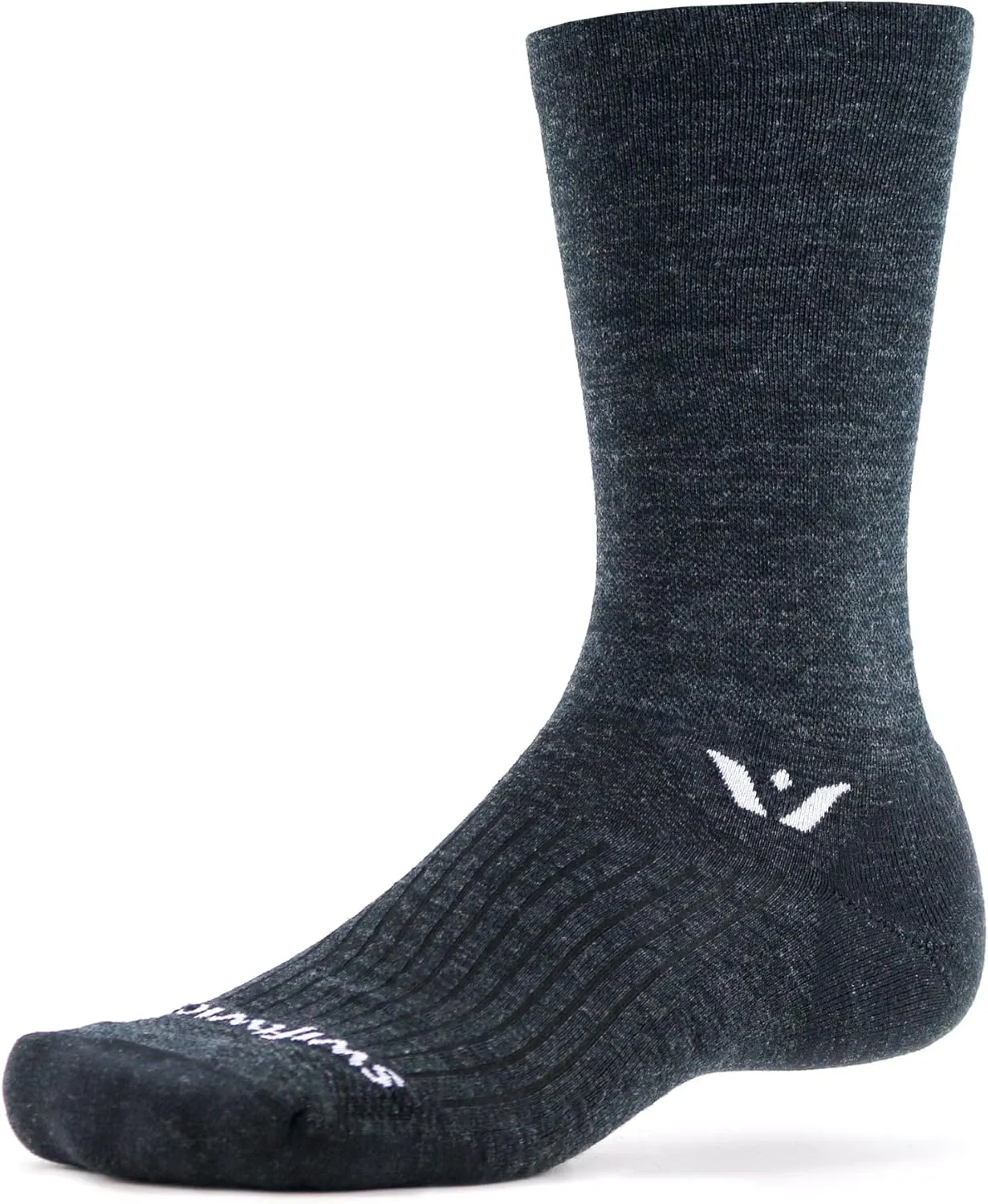 Swiftwick- PURSUIT Crew Hiking & Cycling Crew Socks, Durable, Merino Wool