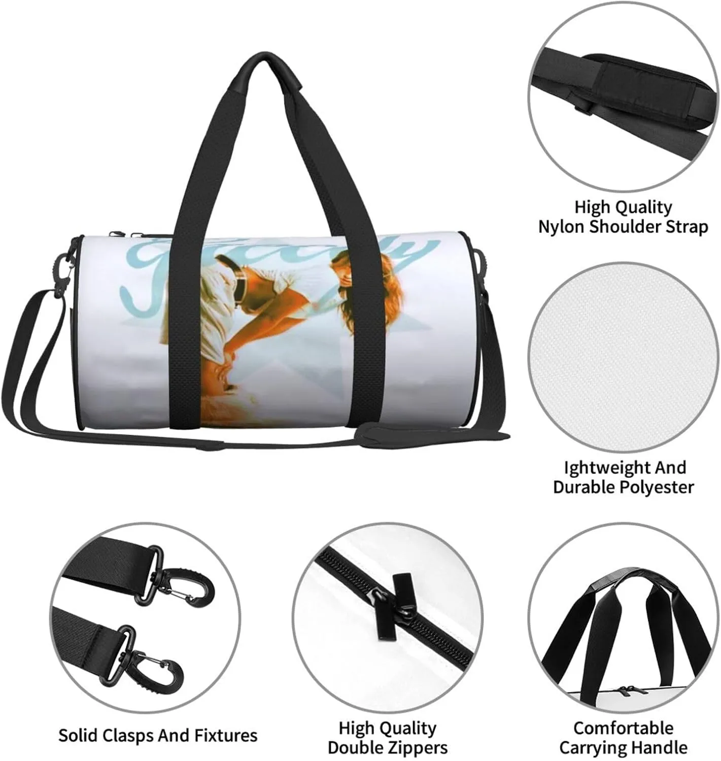 T-ate McRae Sport Duffel Bag,Travel Duffle Bag Sports Gym Bag,Tote Weekender Bag for Women Men Business Trip