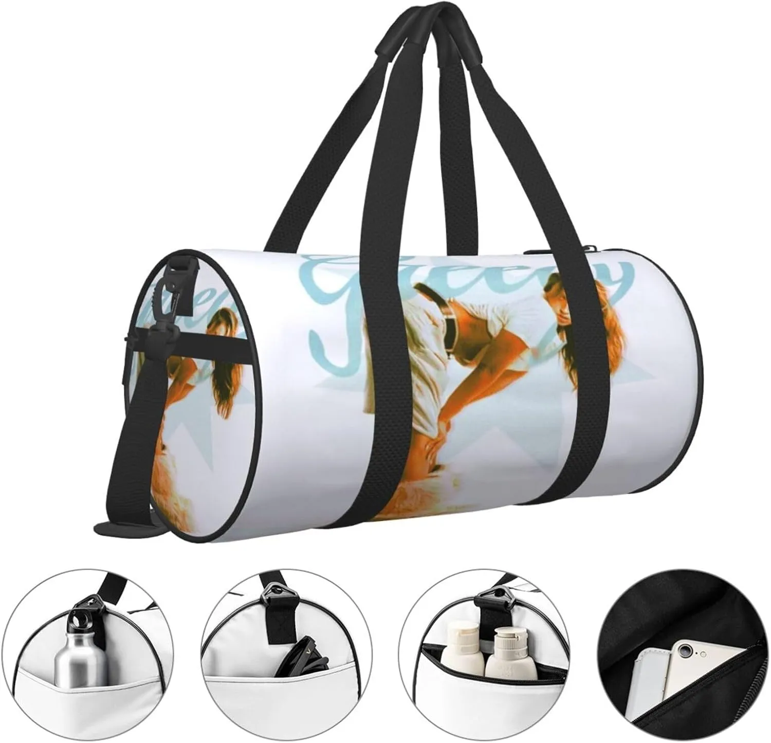 T-ate McRae Sport Duffel Bag,Travel Duffle Bag Sports Gym Bag,Tote Weekender Bag for Women Men Business Trip