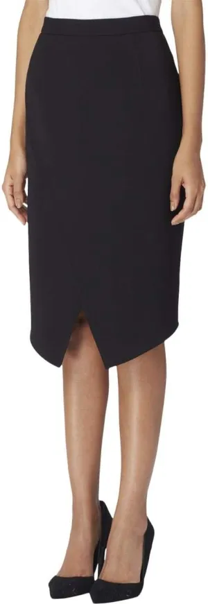 TAHARI Womens Faux Wrap Pencil Skirt
