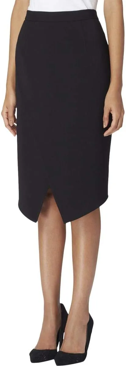 TAHARI Womens Faux Wrap Pencil Skirt