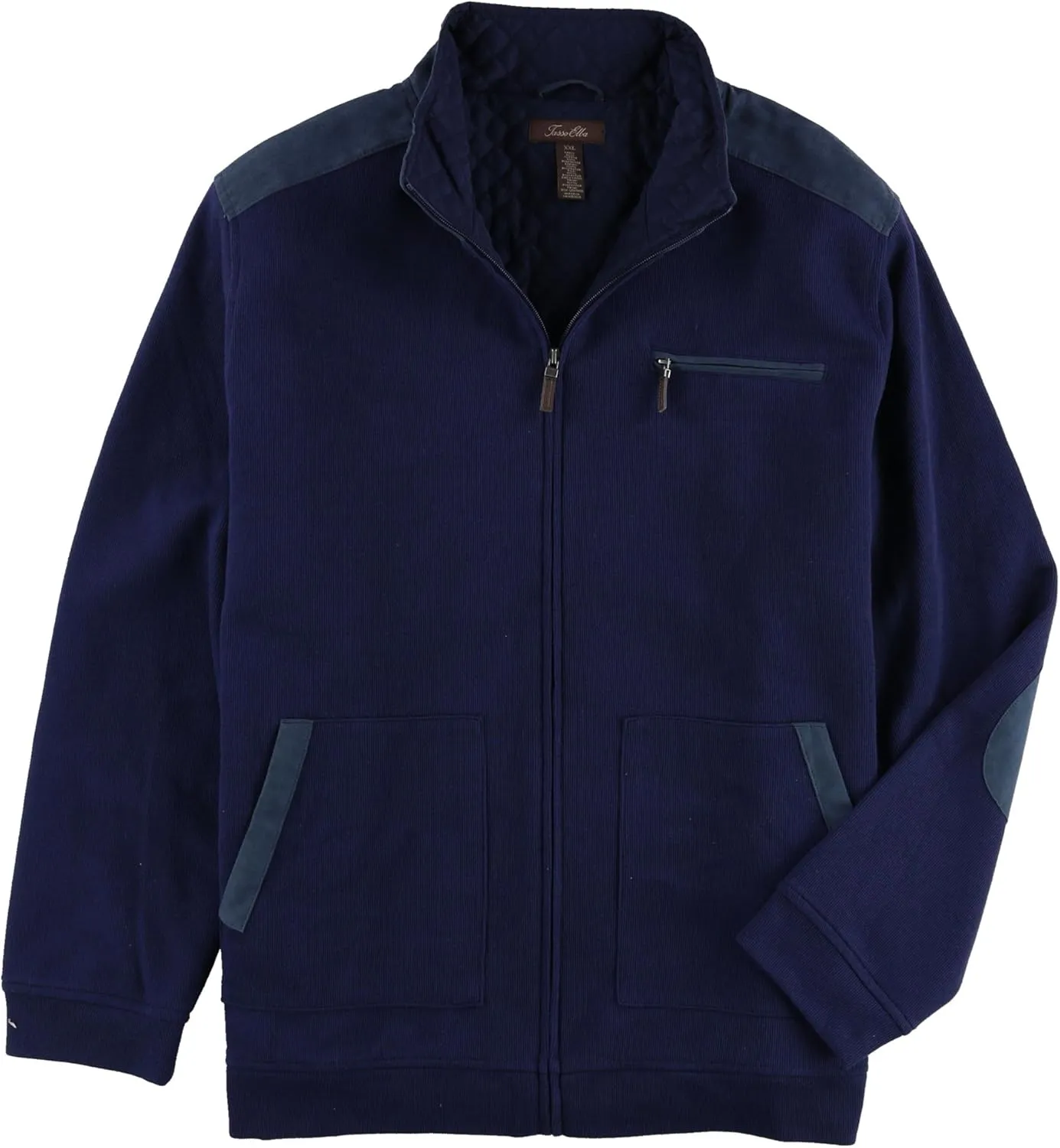 Tasso Elba Mens Faux-Suede Jacket