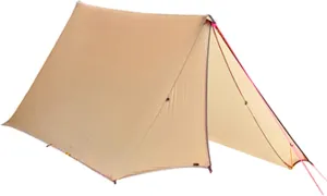 Tent Two-Person Suit Outdoor Camping Equipment 20D Double-Sided Silicone-Coated Nylon A-Type Summer Tent Comfortable Space Ventilation and Ventilation