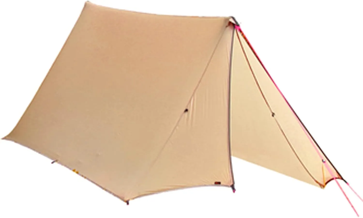 Tent Two-Person Suit Outdoor Camping Equipment 20D Double-Sided Silicone-Coated Nylon A-Type Summer Tent Comfortable Space Ventilation and Ventilation