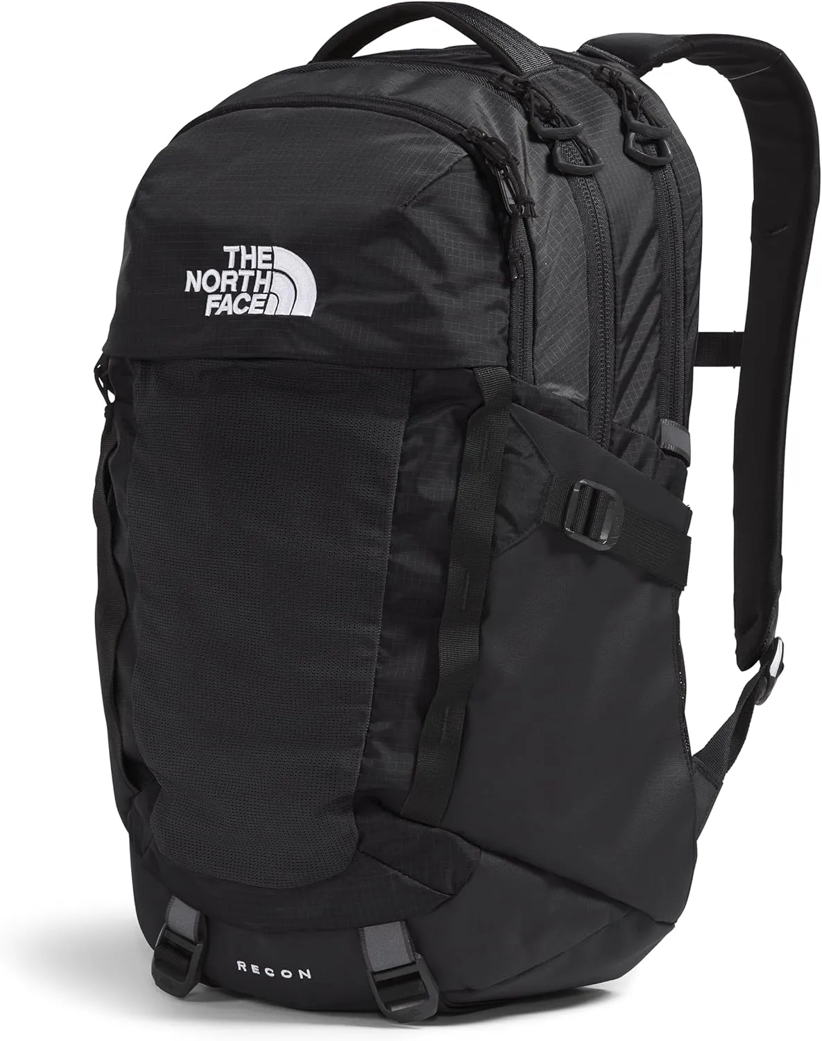 THE NORTH FACE Recon Everyday Laptop Backpack - PFAS Free, TNF Black/TNF Black-NPF, One Size