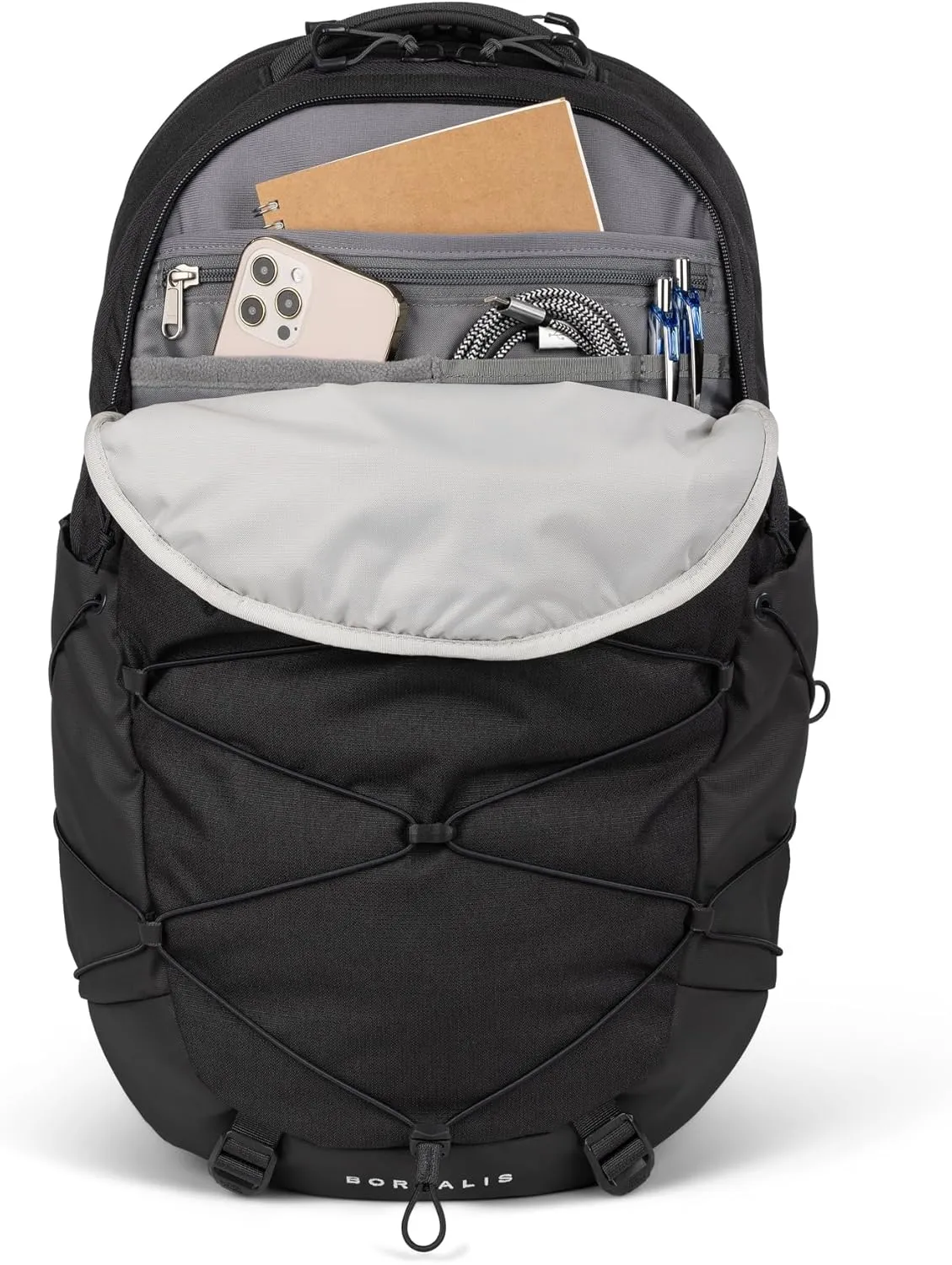 THE NORTH FACE Women's Borealis Commuter Laptop Backpack, TNF Dark Grey Heather, One Size