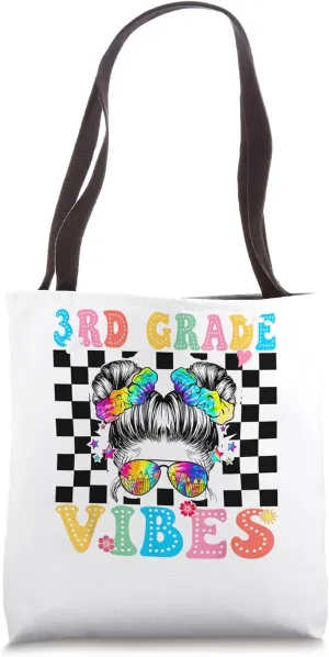 Third Grade Vibes Hello Third Grade Third Day of 3rd Grade Tote Bag