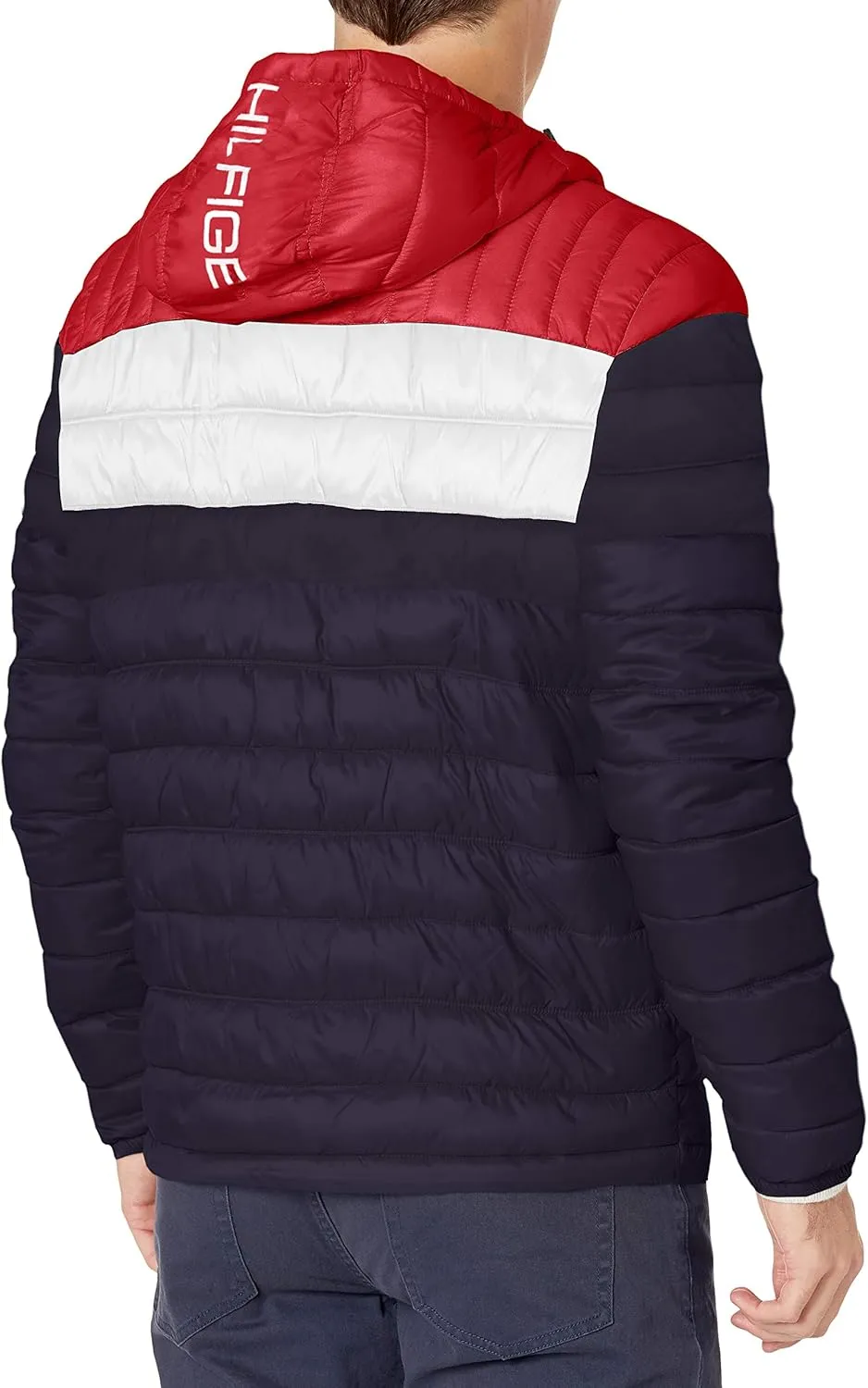 Tommy Hilfiger Men's Water Resistant Ultra Loft Filled Hooded Puffer Jacket