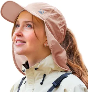 TOP-EX L/XL Sun Hats for Women Ponytail Baseball Cap with Neck Flap UPF50 Summer Hiking Gardening Hat Waterproof