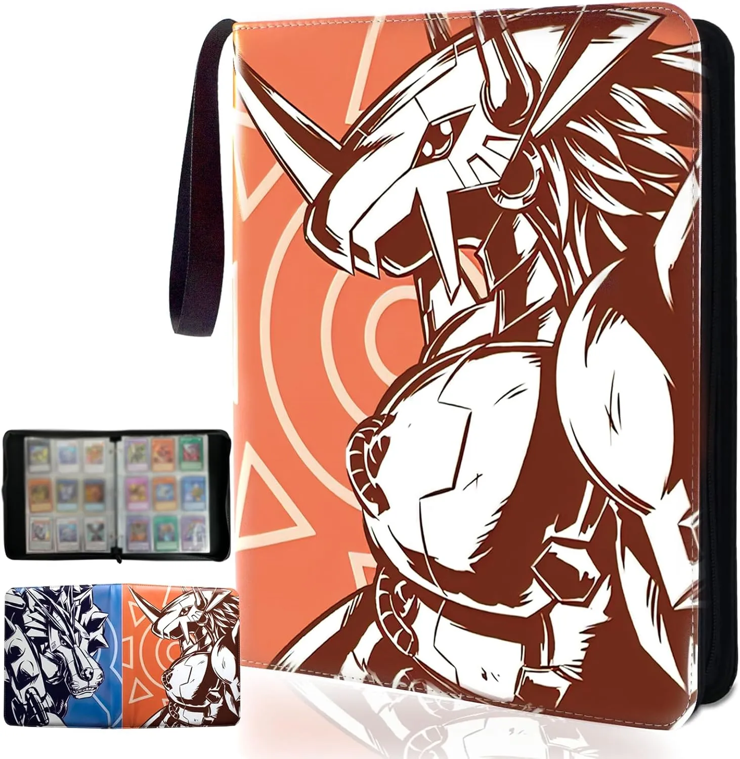 Trading Card Binder, Fits 900 Cards Card Collector Album Holder,with 50 Removable Sleeves Toys Gifts for Boys Girls