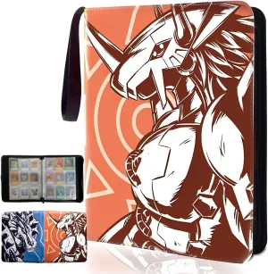 Trading Card Binder, Fits 900 Cards Card Collector Album Holder,with 50 Removable Sleeves Toys Gifts for Boys Girls