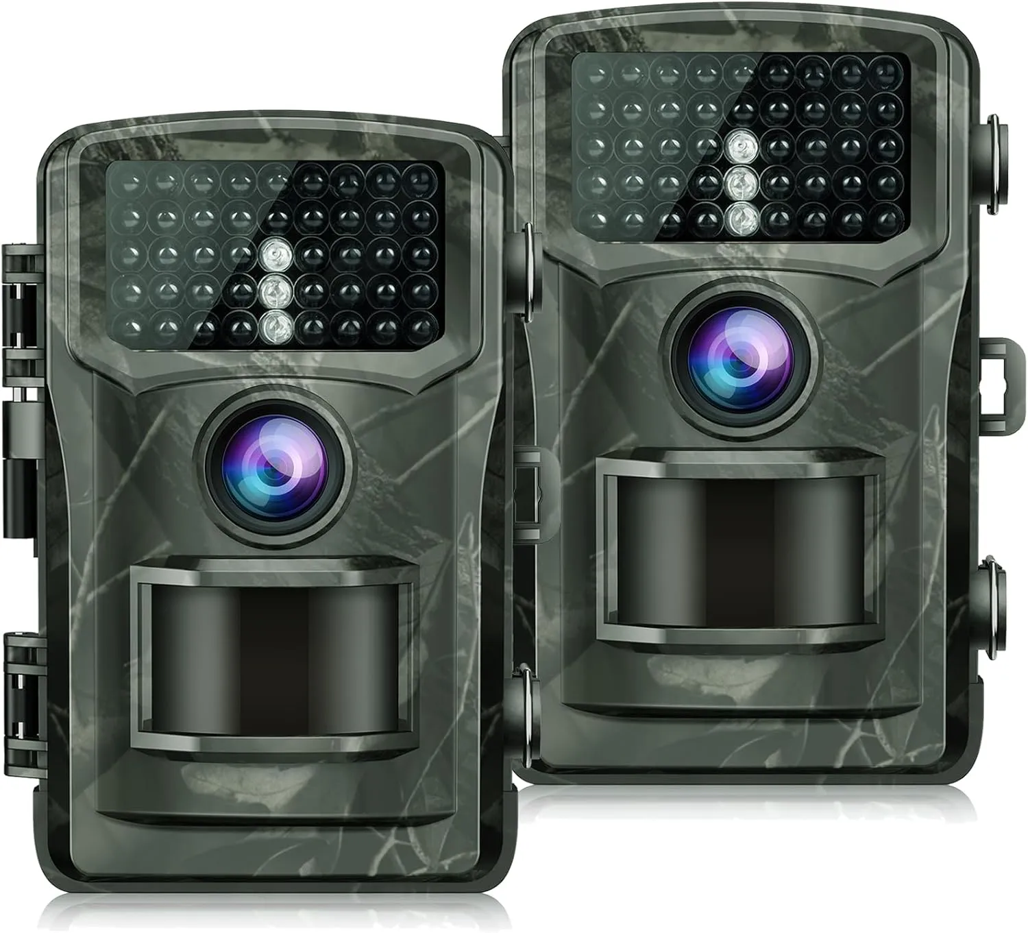 Trail Camera - 2025 Upgrade 4K 20MP Game Cameras Waterproof IP56 Night Vision 0.2S Motion Activated Wildlife Scouting 120° Wide Angle Lens Hunting Cam for Outdoor Wildlife Monitoring
