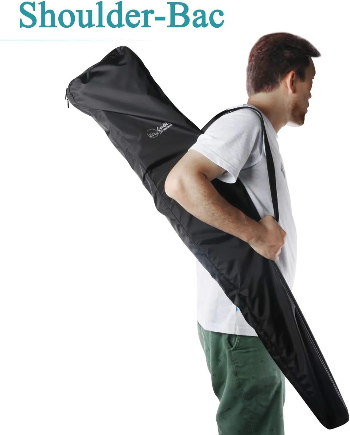 Travel Bag Crutches Bags Nylon Crutch Bag OneSize Black