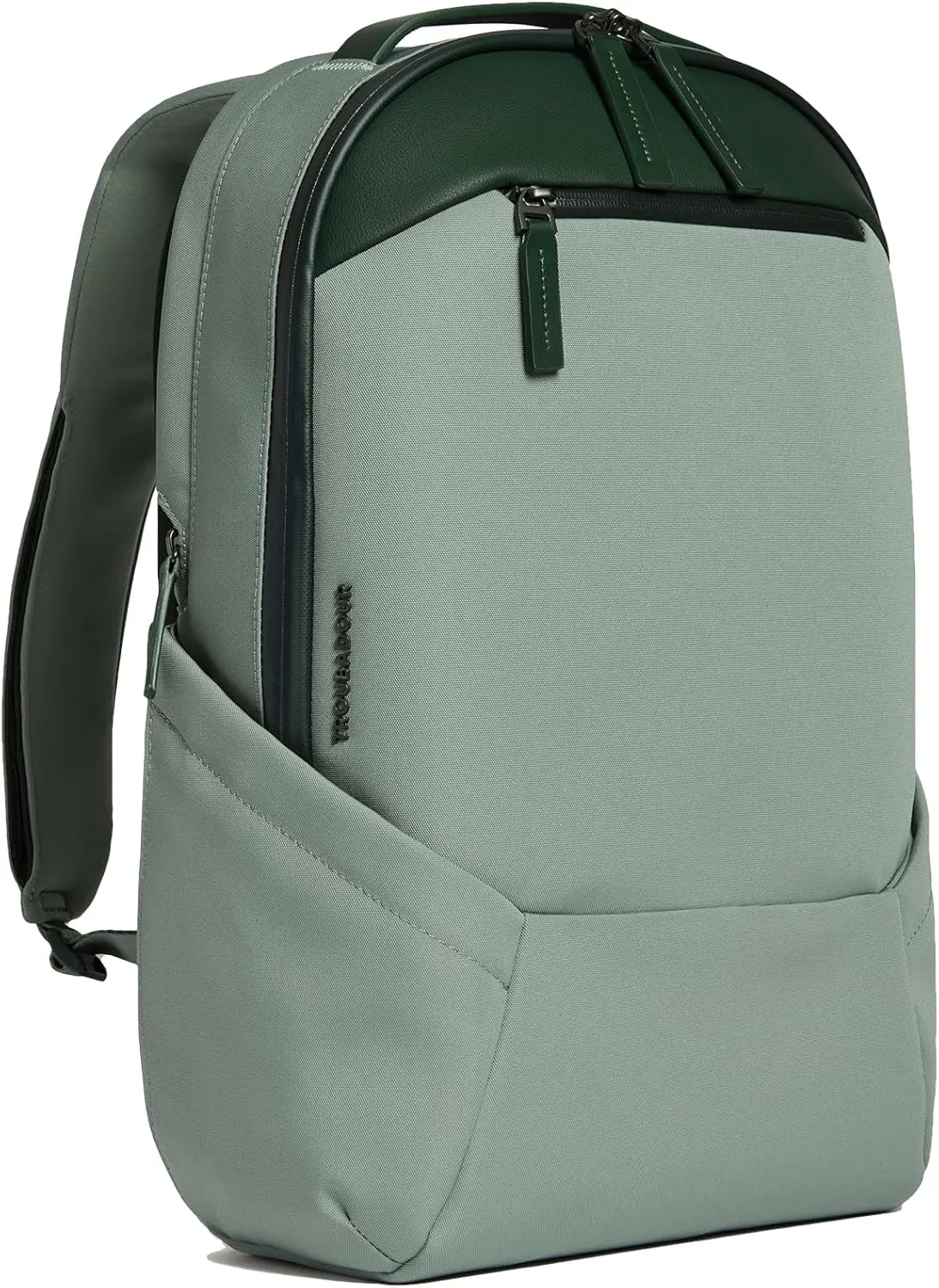 Troubadour Apex Backpack 3.0-25L Premium Laptop Backpack - Ergonomic & Water Resistant - Designed for Work and Travel - Green Smoke & Obsidian Green