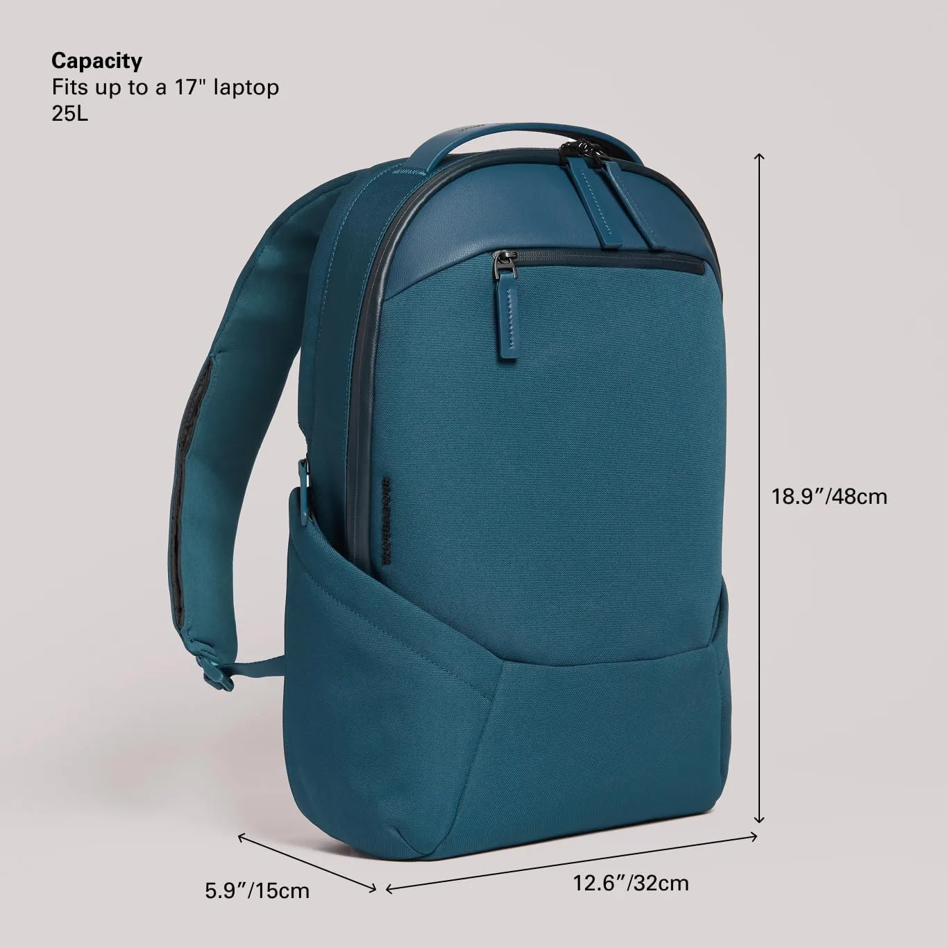 Troubadour Apex Backpack 3.0 – Premium Waterproof Laptop Backpack Fits Up to 17” – Ergonomic Design for Work and Travel – Stylish Backpack with 5-Year Guarantee - Blue