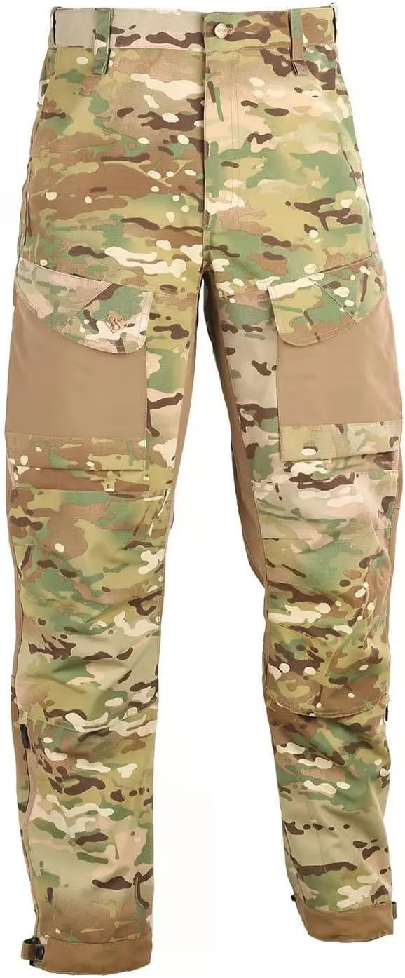 Tru-Spec Xpedition Tactical Pants for Men - Water-Resistant Outdoor Work & Hiking Pants with Dual Zippered Cooling Vents, Multicam/Coyote - 30W x 32L