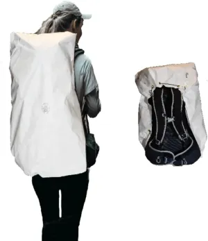 Tyvek Hiking Backpack Rain Cover Waterproof - Ultralight Durable - Shock Cord Adjustable - Waterproof Backpack Cover Keeps Gear Dry