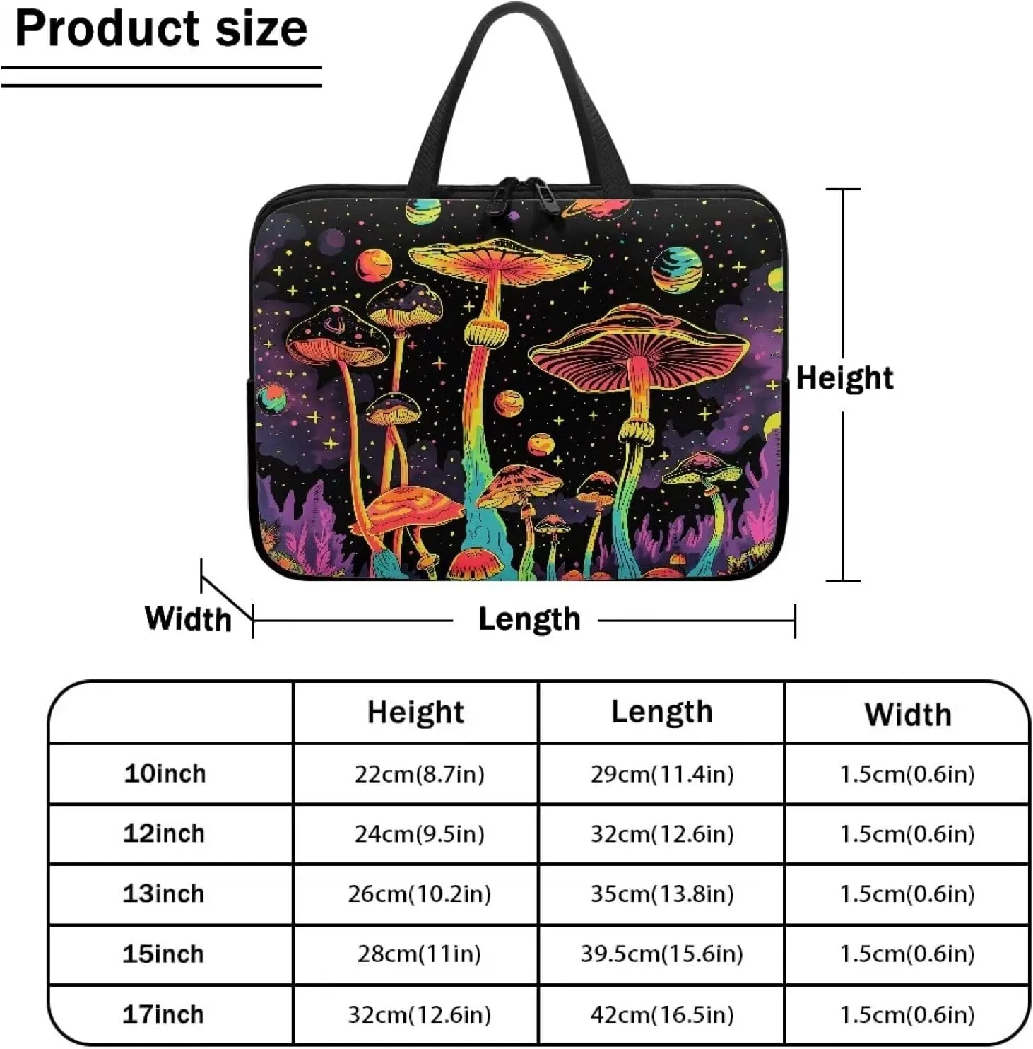 Uasibuni Waterproof Laptop Tote Bag Messenger Bag Case Sleeve for 12 In 13In 15In 17In Laptop Bag