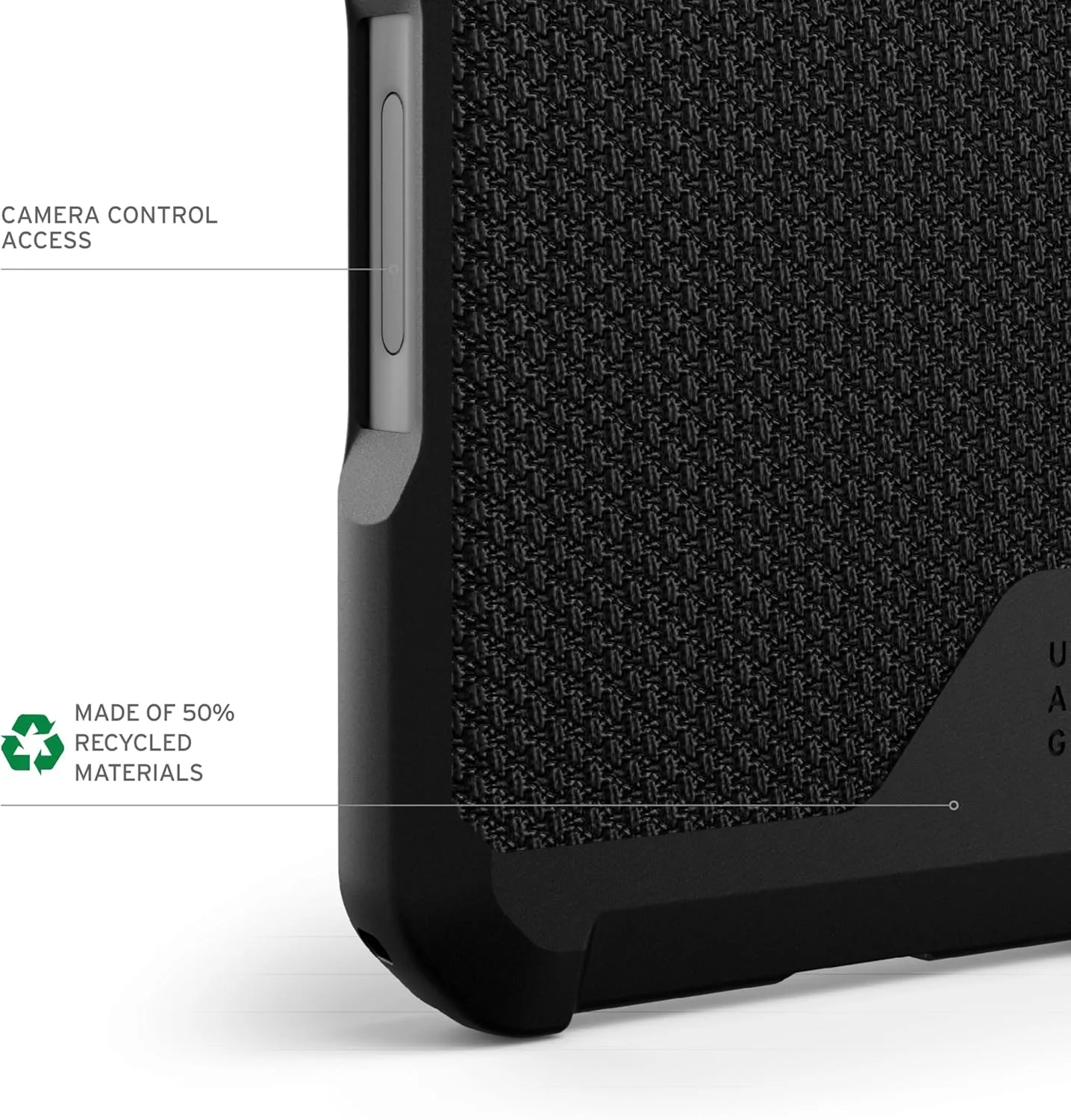 URBAN ARMOR GEAR UAG Designed for iPhone 16 Case Metropolis LT - Compatible with MagSafe Charging Rugged Shockproof Anti-Slip Military Grade Protective Cover, Kevlar Black