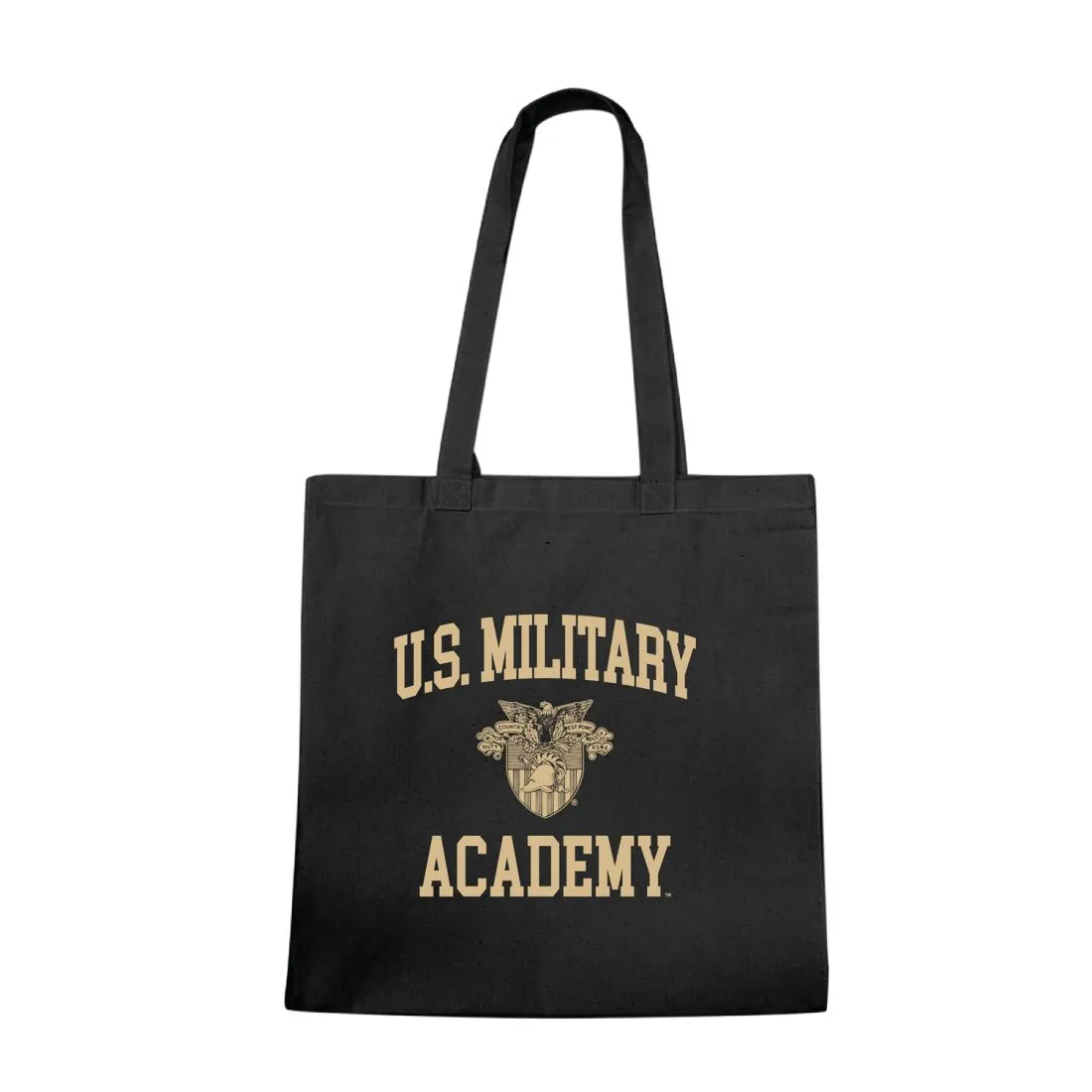 USMA United States Military Academy West Point Army Black Nights Institutional Seal Tote Bag