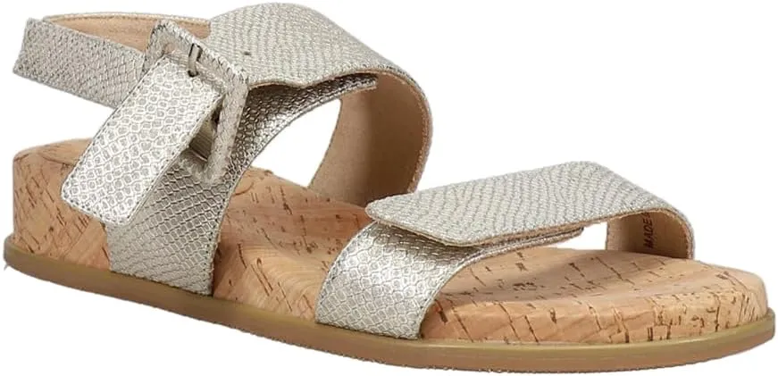 VANELi Womens Nelly Metallic Slingback Casual Sandals Casual Low Heel 1-2" - Silver