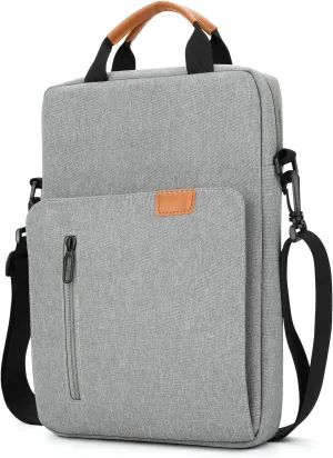 Vertical Laptop Case Computer Bag for 13-13.3 Inch MacBook Air/Pro Computer Notebook, Waterproof Protective Lightweight Laptop Computer Cover Bag, Gray