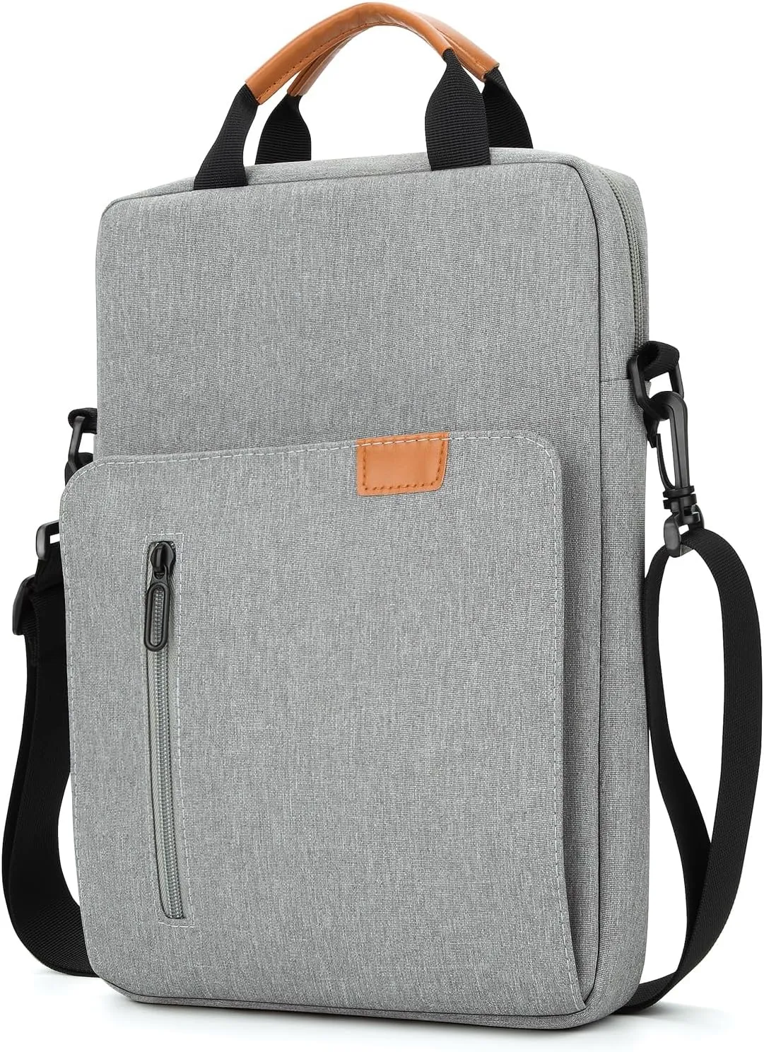 Vertical Laptop Case Computer Bag for 13-13.3 Inch MacBook Air/Pro Computer Notebook, Waterproof Protective Lightweight Laptop Computer Cover Bag, Gray