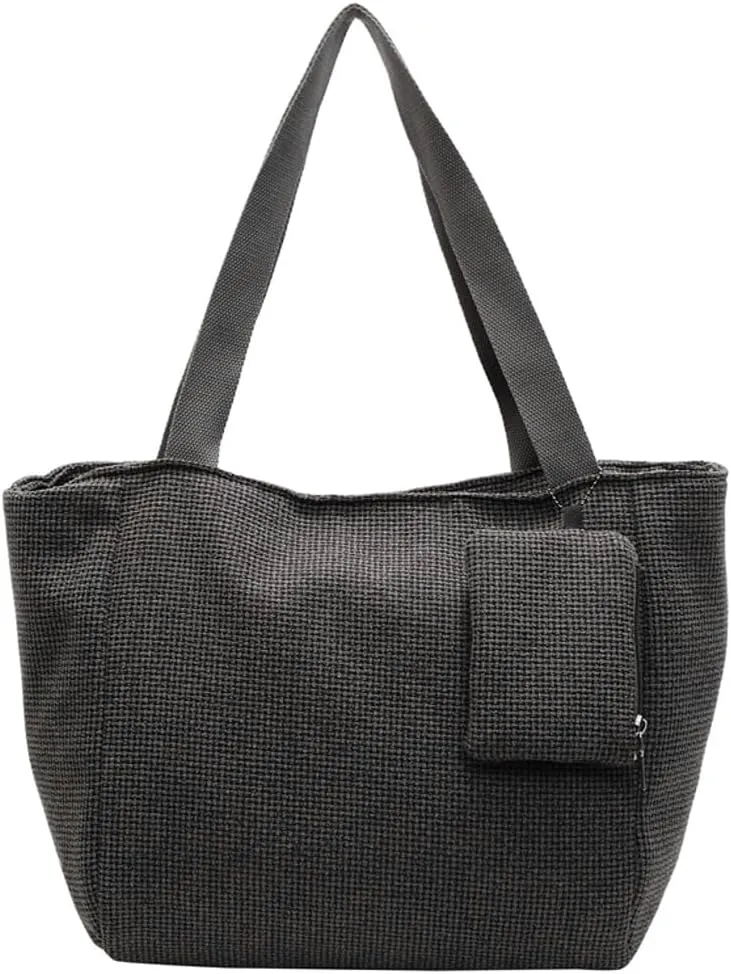 Vintage Durable Nylon Underarm Bag Small Zipper Pocket Shoulder Bag Commuter Outdoor Trip Tote Bags for Women 2025