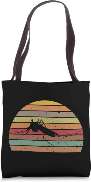 Vintage Mosquito Mosquitoes Retro Style 60s 70s Tote Bag