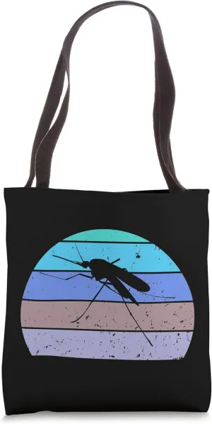 Vintage Mosquito Mosquitoes Retro Style 70s 80s Tote Bag