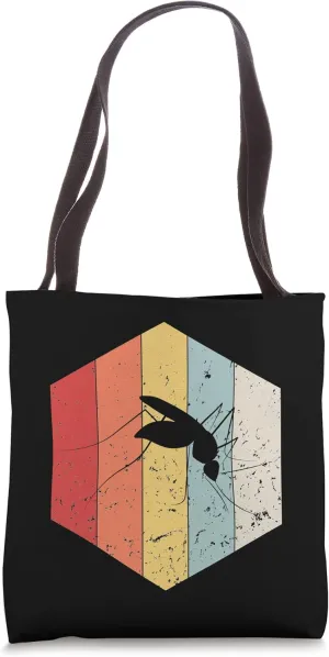 Vintage Mosquito Retro Mosquito Silhouette Mosquito Animal Tote Bag