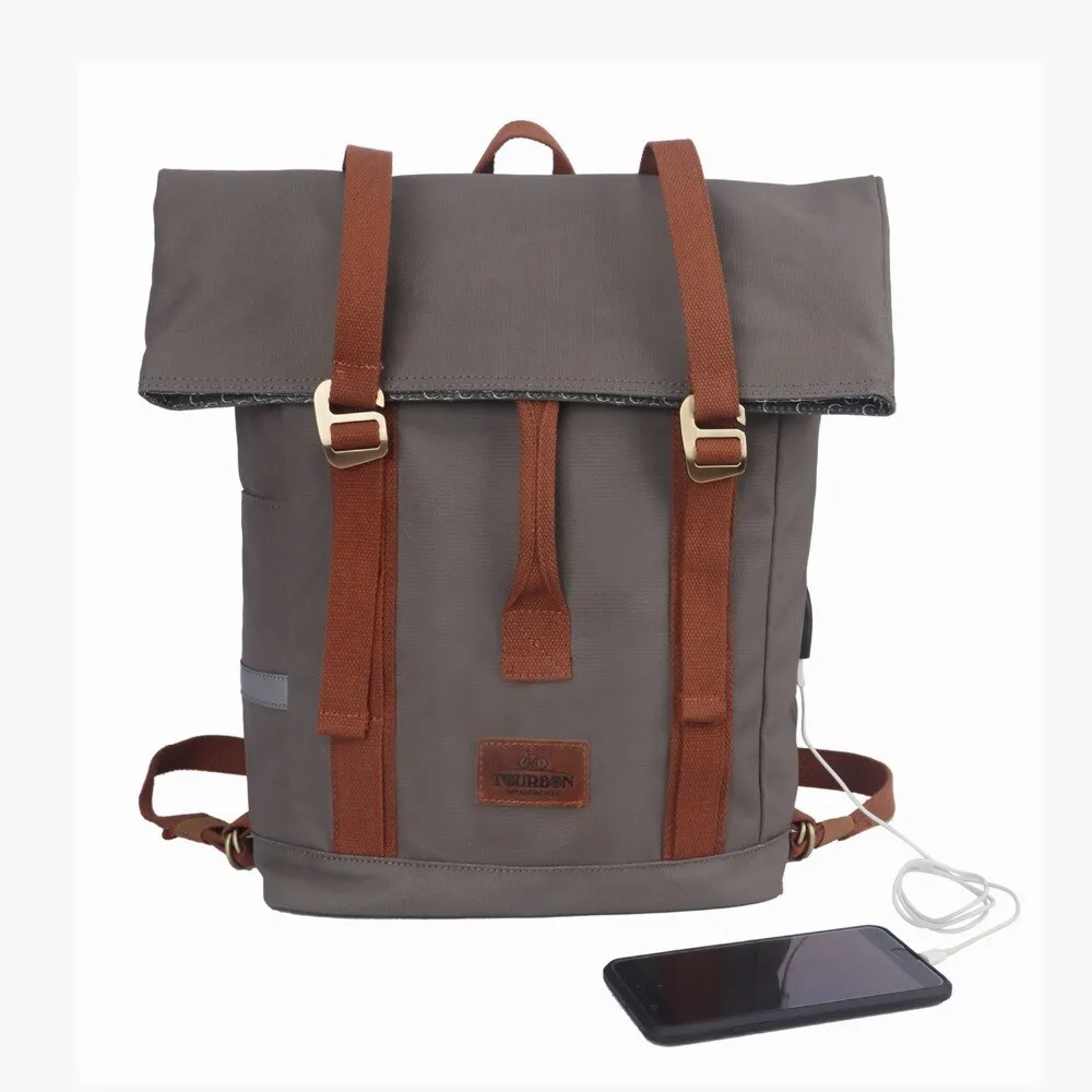 Vintage Outdoor Bicycle Bag Pannier Seat Bags Bike Cycling Riding Shoulder Backpack Leisure Daily School Bag Waterproof