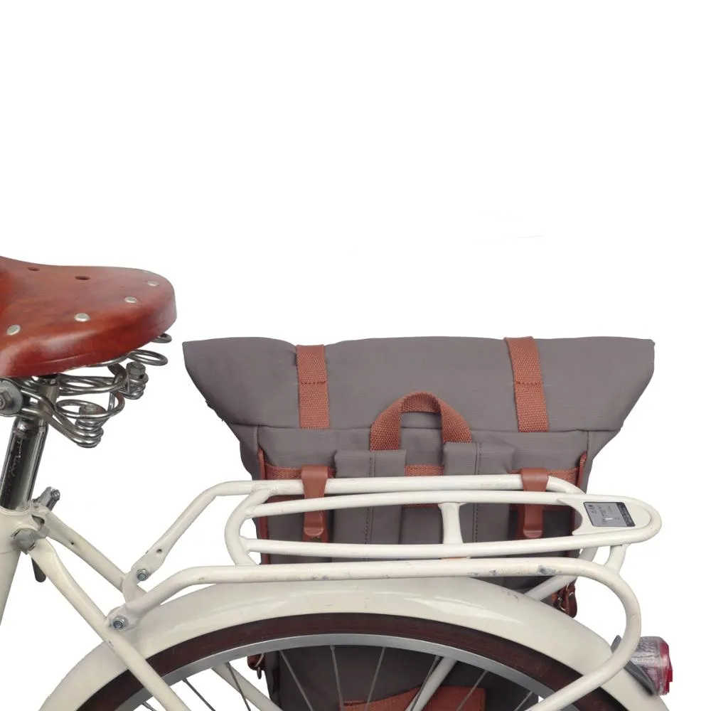 Vintage Outdoor Bicycle Bag Pannier Seat Bags Bike Cycling Riding Shoulder Backpack Leisure Daily School Bag Waterproof