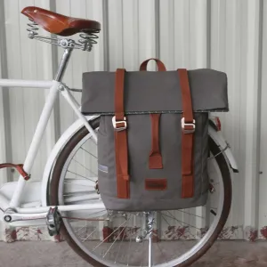 Vintage Outdoor Bicycle Bag Pannier Seat Bags Bike Cycling Riding Shoulder Backpack Leisure Daily School Bag Waterproof