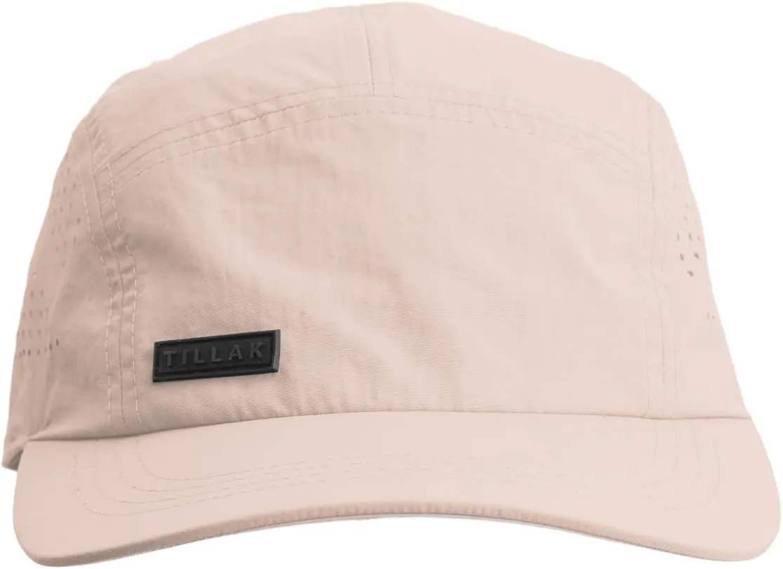 Vista Hat, Lightweight Nylon 5 Panel Cap with Snap Closure and Laser-Cut Ventilation