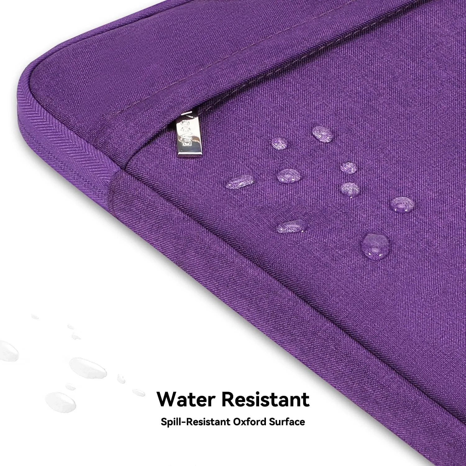 Voova Laptop Bag 15.6 Inch for Women, Waterproof Computer Sleeve Carrying Case with Shoulder Straps & Handle Compatible with Macbook Air 15, MacBook Pro 15/16, 15-16 Inch Hp Dell Acer Asus, Purple