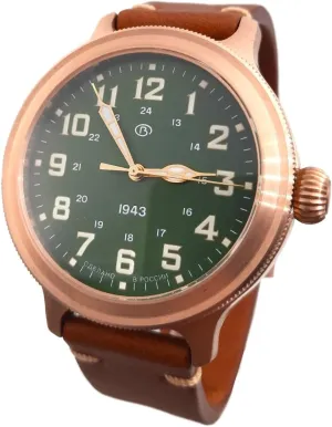 Vostok Original Mens Bronze Watch Limited Jubilee Edition 55828B Mechanical Self-Winding Dust Proof