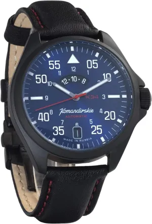 Vostok Original Mens Watch Komandirskie 346791 Mechanical Self-Winding 24-Hour Indicator Water Proof 100 m