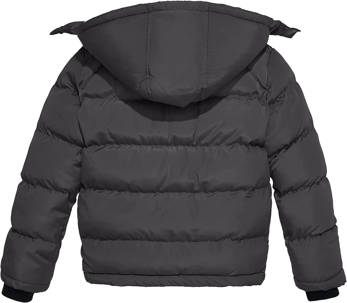 wantdo Boy's Fleece Winter Coat Waterproof Puffer Jacket Warm Winter Jackets with Hood