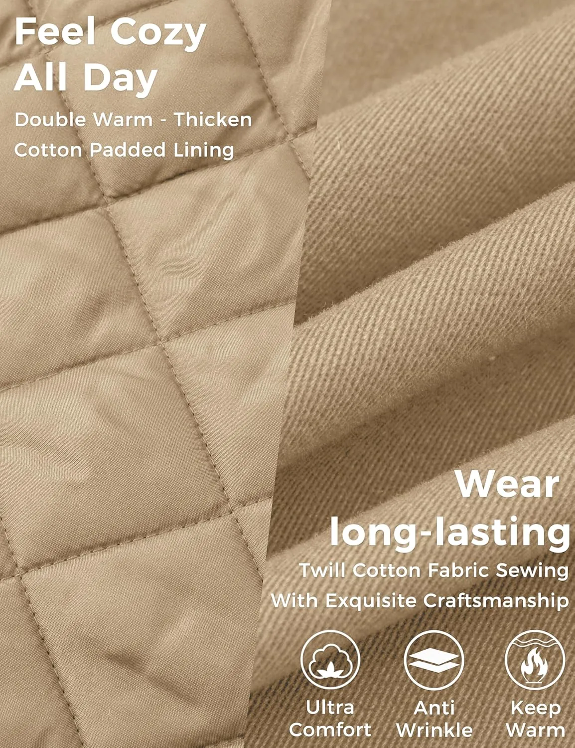 wantdo Women's Winter Thicken Jacket Cotton Coat with Removable Hood