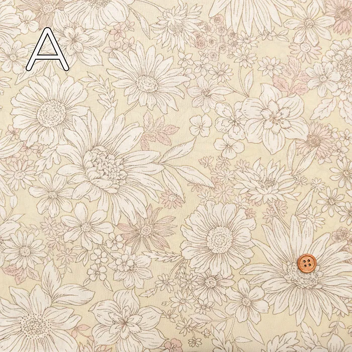 Water repellent Acrylic Nylon Oxford Print Fabric - Flower