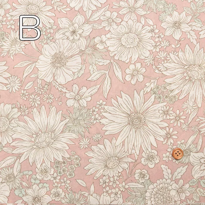 Water repellent Acrylic Nylon Oxford Print Fabric - Flower
