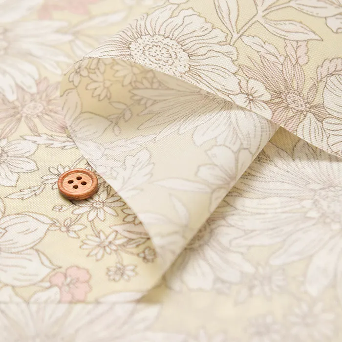 Water repellent Acrylic Nylon Oxford Print Fabric - Flower