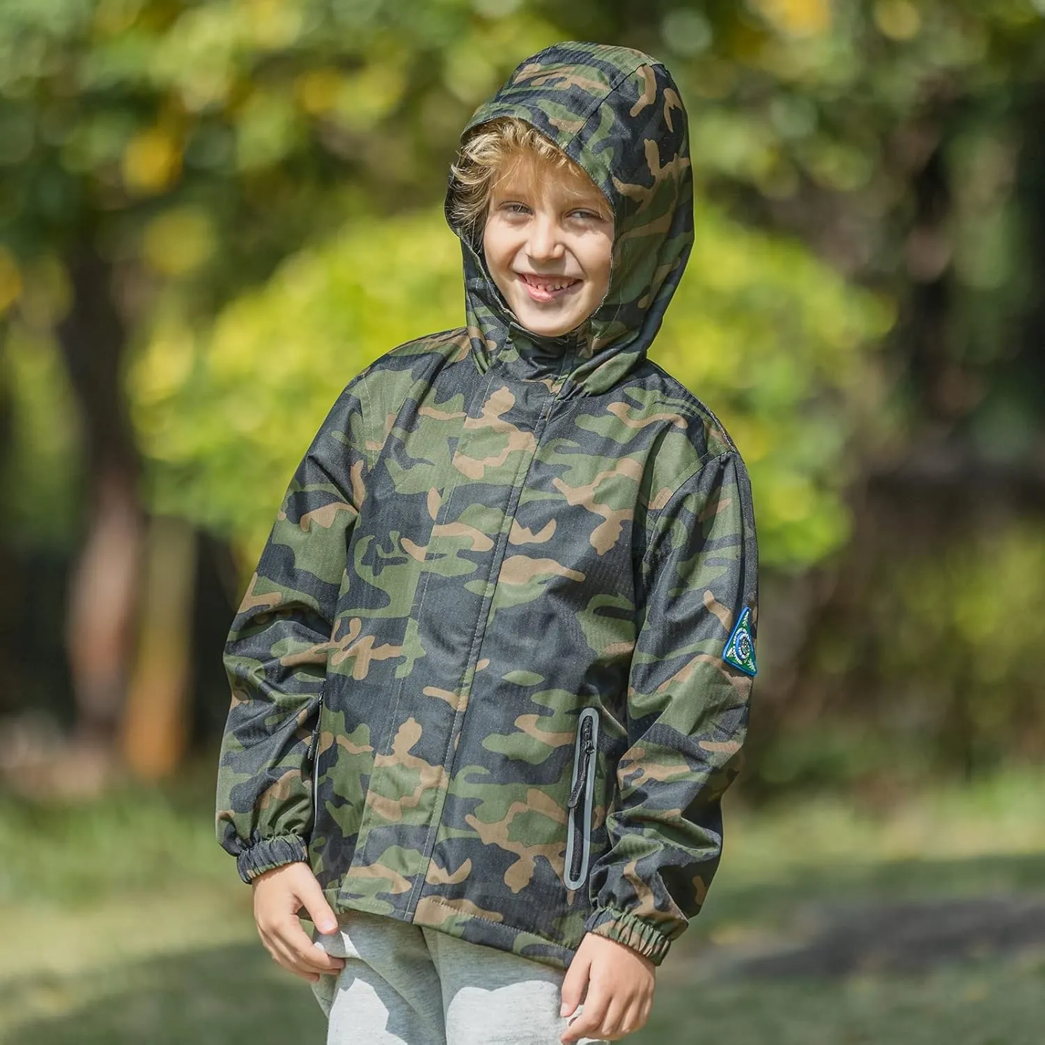 Waterproof Kids Rain Jackets With Hood,Lightweight Toddler Raincoat For Boys Girls，Kids Clothes Windbreaker Jacket