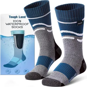 Waterproof Socks, Water Resistant Socks for Women & Men, Fits for Hiking, Cycling, Hunting and Running